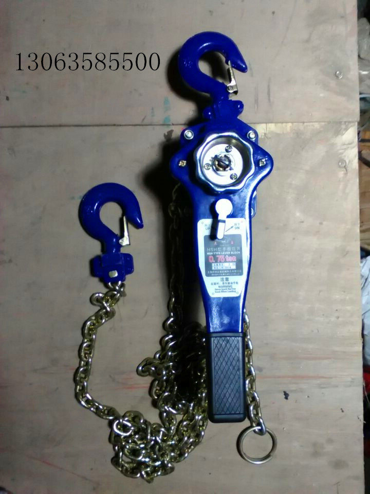 Lever hoist Manual chain hoist Hand hoist 0 75T --- 3 tons 3 meters tensioner electric traction machine