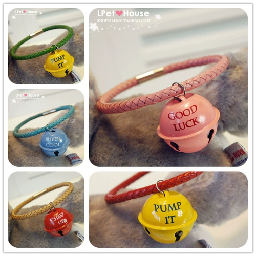 Кожаный чокер, колокольчик, ожерелье, домашний питомец, кот, делается под заказ