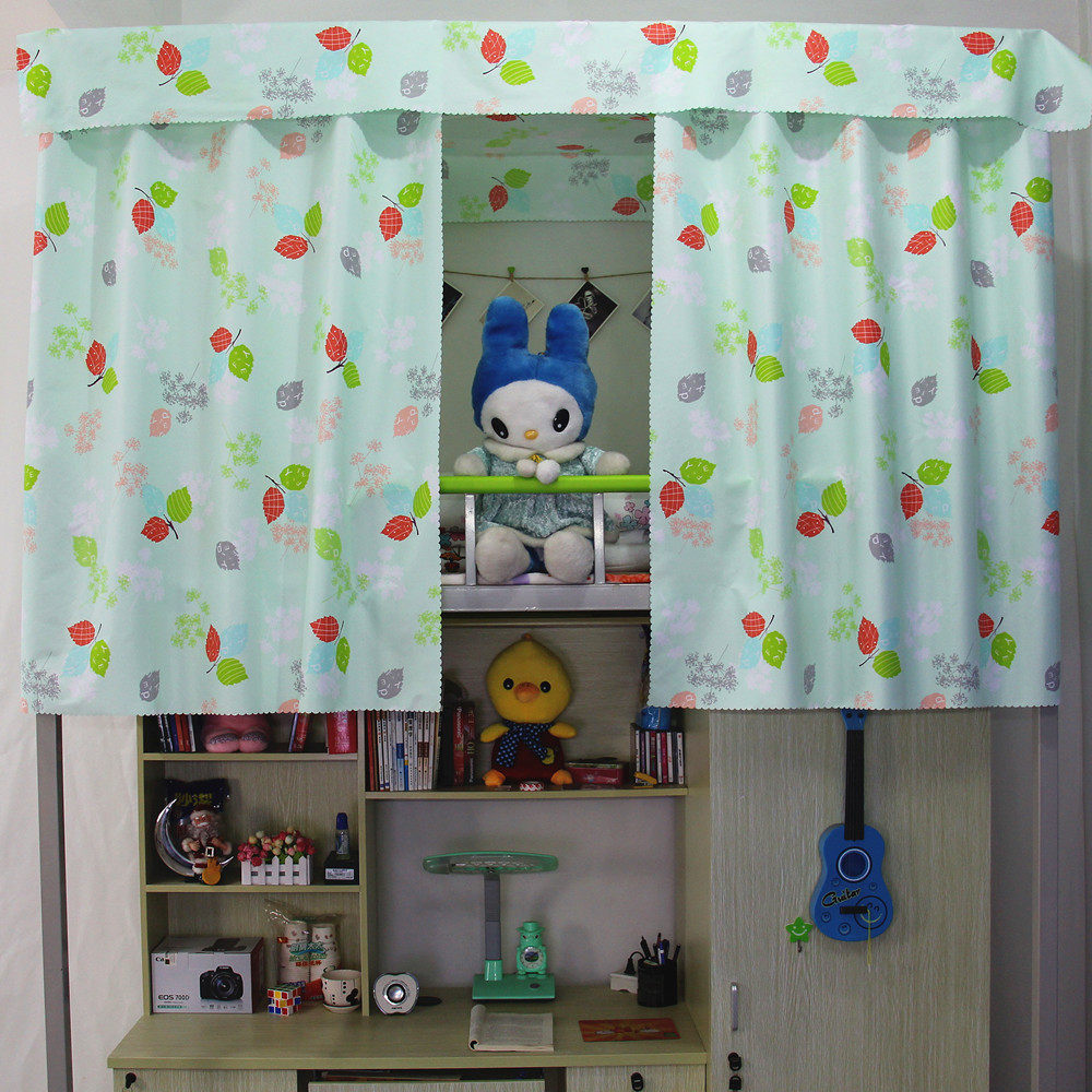Luoyaxuan upper bunk girl bed curtain college student dustproof breathable bed curtain blackout cloth dormitory bedroom