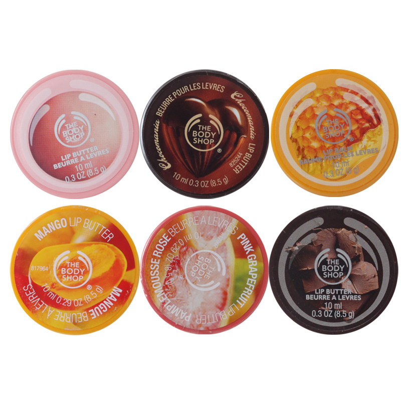 The body shop/美体小铺唇蜜唇彩10ml/芒果/蜂蜜/西柚//朱古力