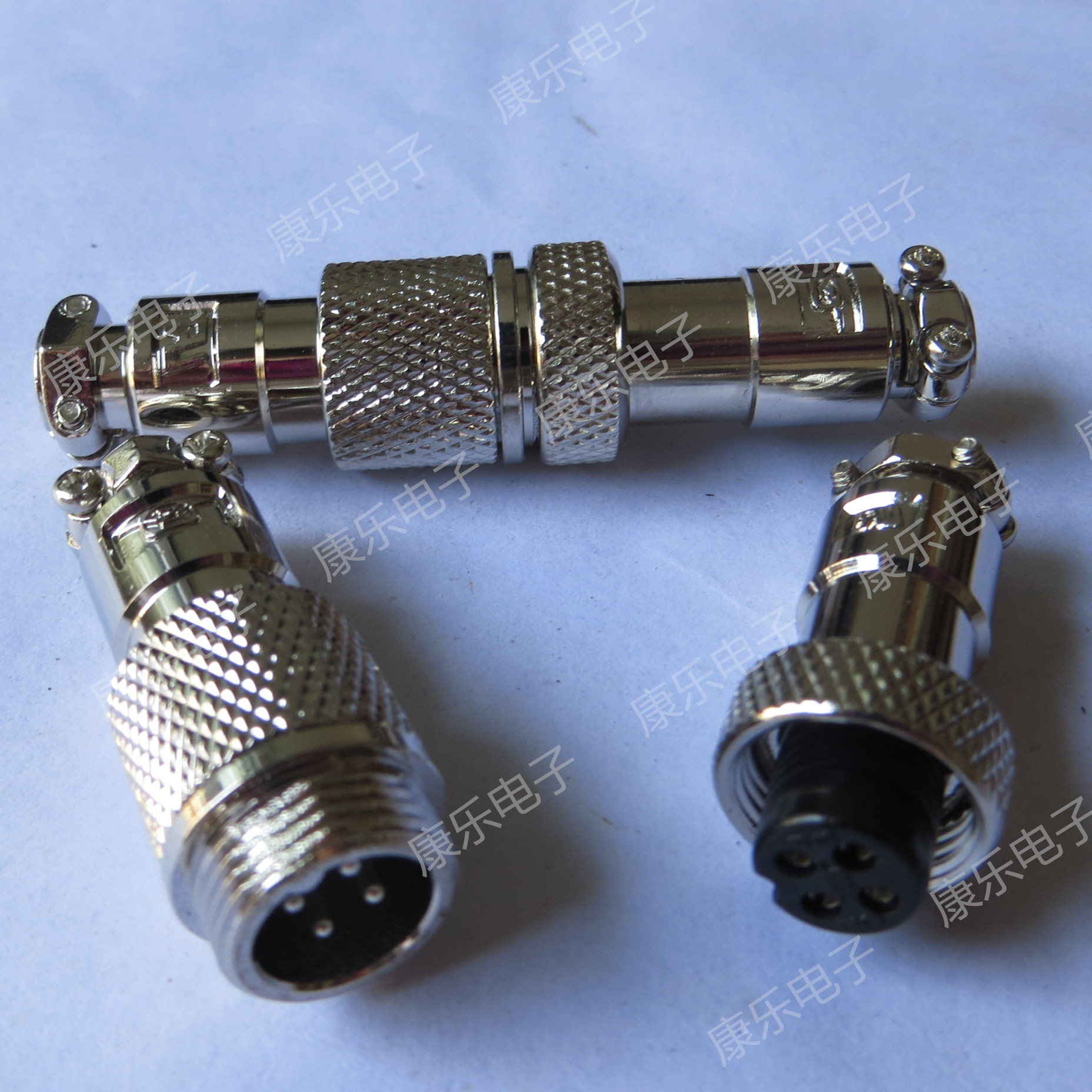 (ZJPT strong) aviation plug 12M-4A 4K 4-core docking socket