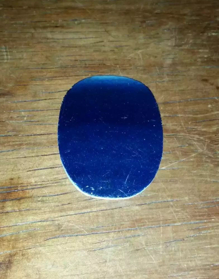 Bag Old Fidelity Qing Dynasty Blue Glazed Porcelain Ancient Porcelain Pieces Pendant Hair Color Bright Old Porcelain Pieces Necklace Pendant Elegant And Beautiful