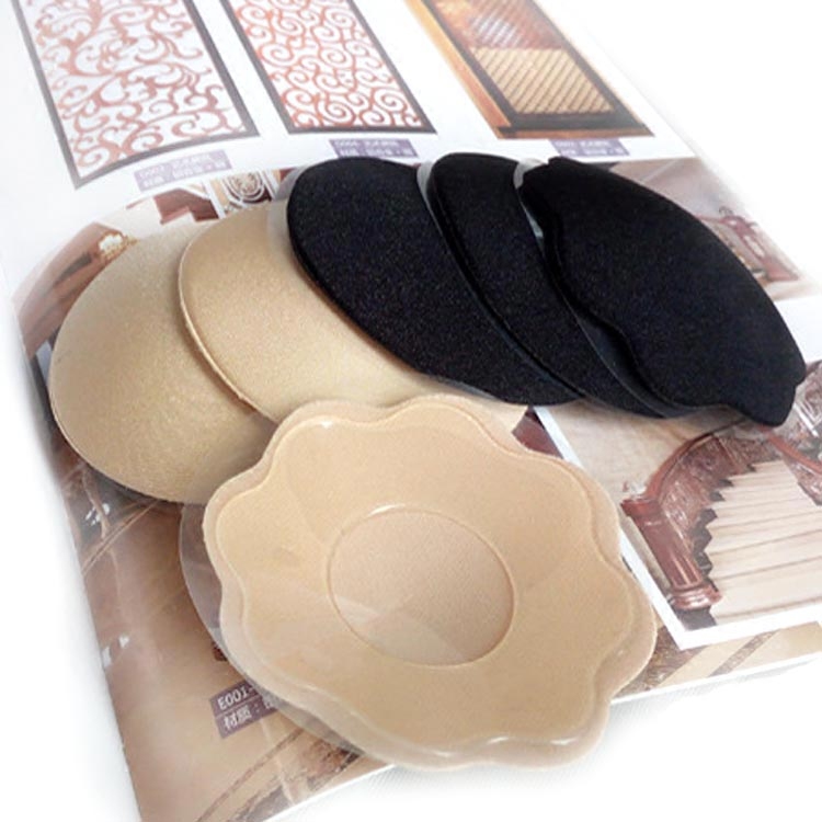 Silicon latex sticker invisible anti-walking light chest patch bio-rubber chest cushion sports lingerie photo gallery yoga to woo nipples