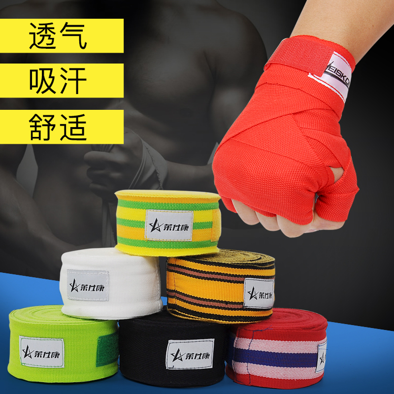 Elastic Boxing bandage armguard with Thai boxing loose and tied hands with Thai boxer boxer with 5 m pair