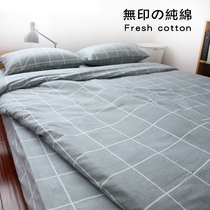 Cotton sheets single piece cotton single double student quilt 1 5m1 8m2 0 bed custom thickened plaid