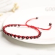 Pha lê tập tin dệt tay đỏ dây vận chuyển garnet vòng chân thời trang nữ đơn giản nhỏ trang sức tươi xu hướng phụ kiện những mẫu lắc chân đẹp nhất Vòng chân