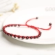 Pha lê tập tin dệt tay đỏ dây vận chuyển garnet vòng chân thời trang nữ đơn giản nhỏ trang sức tươi xu hướng phụ kiện lắc chân nam Vòng chân