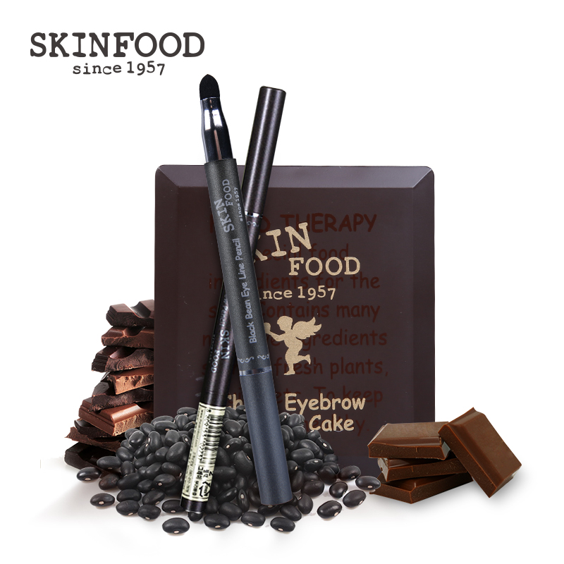 skinfood思亲肤 巧克力眉粉黑豆眼线笔 彩妆限量定制 明星套装
