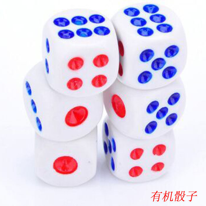Organic Chromy Plastic Dice Dice Dice Dice Large Number Special Price Premium Entertainment Special Hit props flushed 14