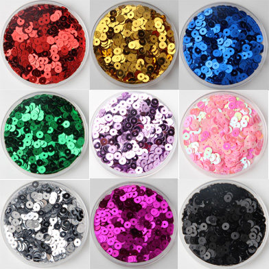 Diy flat bead jewelry accessories clothing accessories dance clothing wedding belly dance accessories 4mm sequins