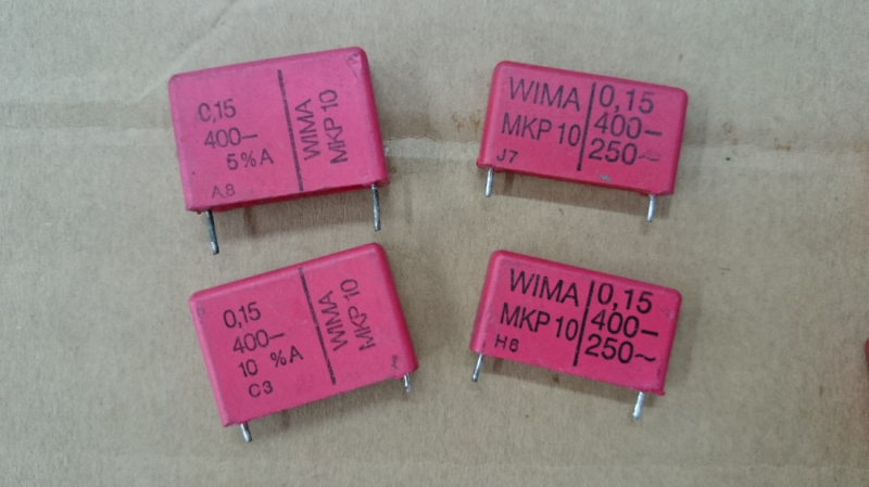 WIMA capacitive 400v0 15uF red Weimar 0 15UF 400V German original Weima MKP10 unloader-Taobao