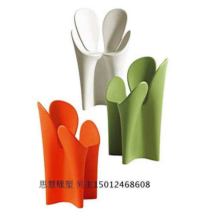 Can be customized seat sculpture glass fiber shopping mall home creative leisure seat ornaments European-style seat