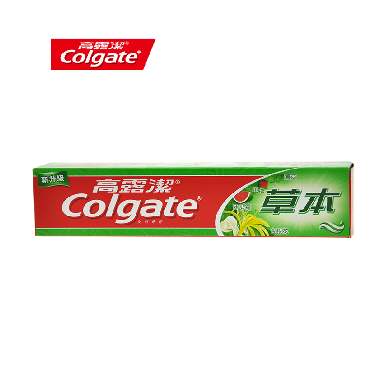 高露洁牙膏草本牙膏140g/90克金银花西瓜霜
