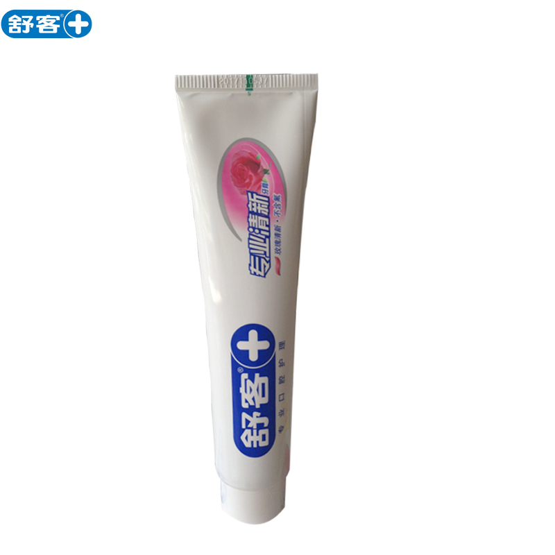 女生大爱 舒客牙膏 专业玫瑰清新120g 清新去口气亏本推广