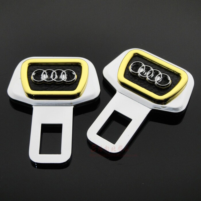 新款奥迪安全带卡夹A3 A4L A6 Q3 Q5 Q7汽车保险带卡扣插销插卡夹