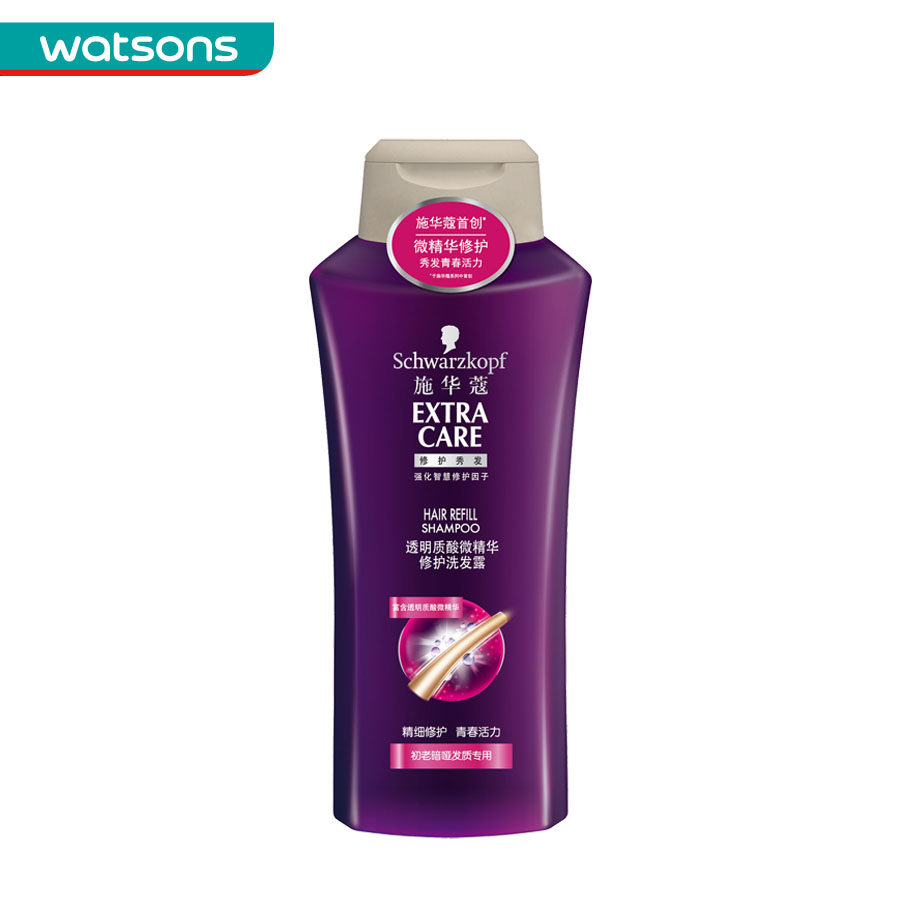 【屈臣氏】施华蔻透明质酸微精华修护洗发露400毫升