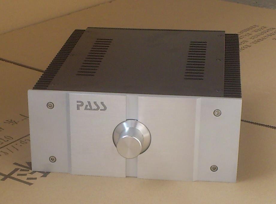 Mini-PASS power amplifier case 2109 full aluminium power amplifier case external radiator small and delicate