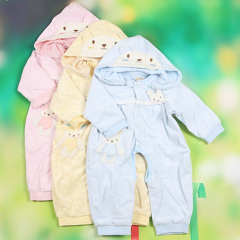 哈咪奇童装正品春秋儿童新款婴幼儿宝宝哈衣外出服连身衣长袖爬服