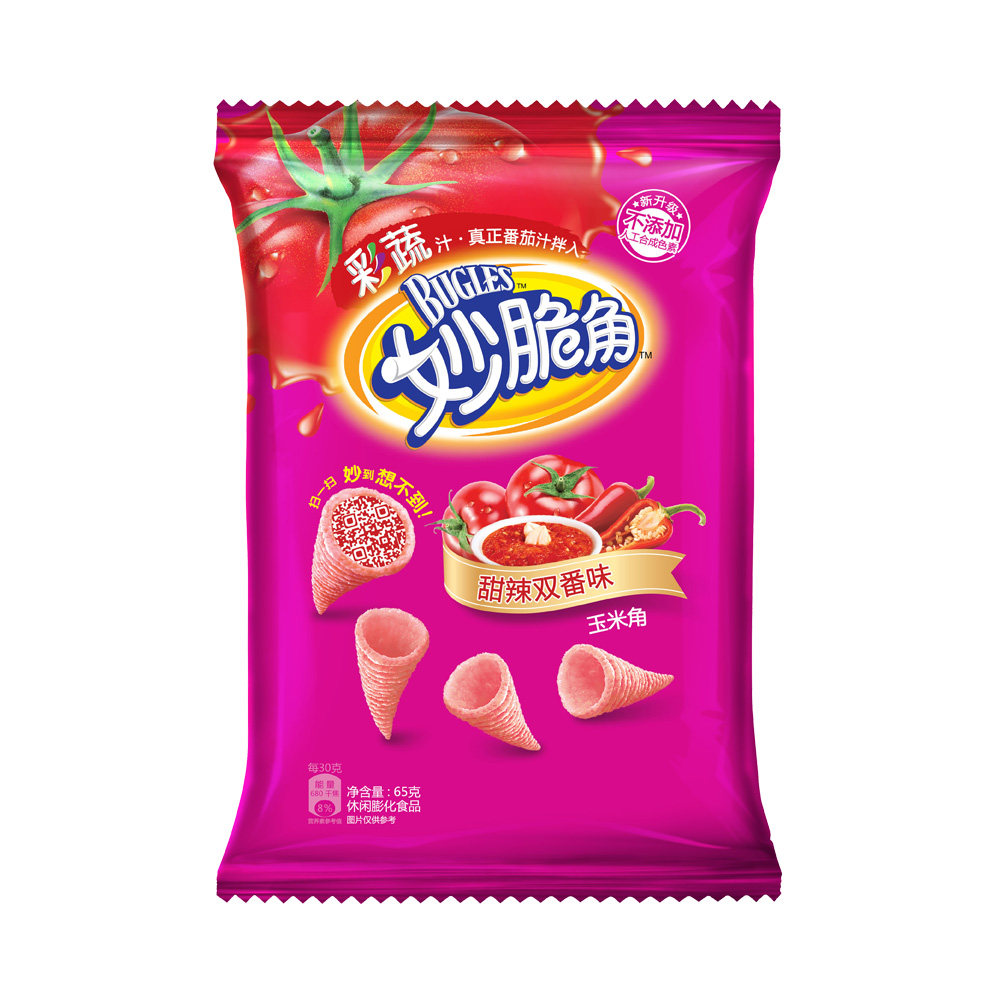 【天猫超市】玉米妙脆角（甜辣双番味）65g/袋 新老包装随机发货