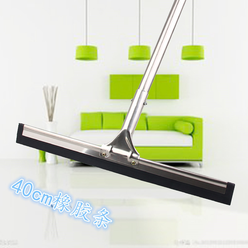 Rubber Single-Layer Rubber Wiper Hotel Floor Scraper Long Window Scraper Silicone Push Mop Household Wiper Mop