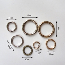DIY round open circle ring buckle necklace chain buckle lobster buckle tail small circle hardware