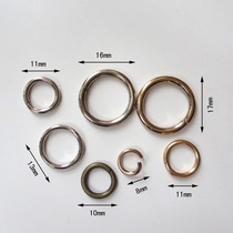 DIY round open circle ring buckle necklace chain buckle lobster buckle tail small circle hardware