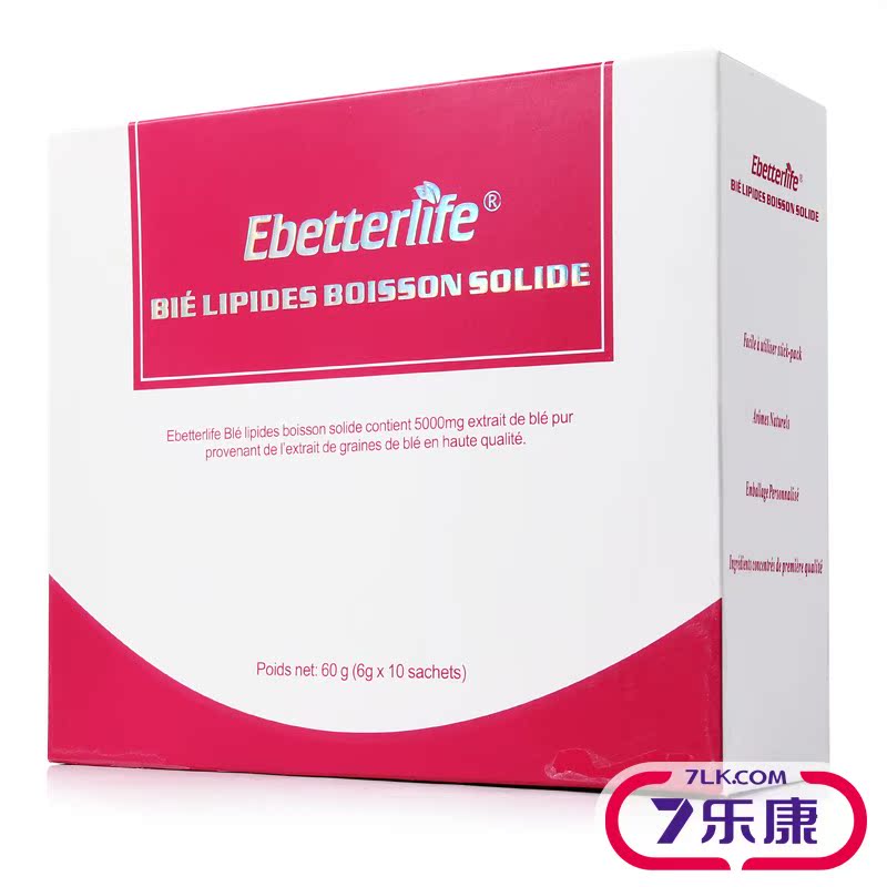 Ebetterlife/伊倍莱 法国原装进口小麦脂固体饮料 6g/条*10条/盒