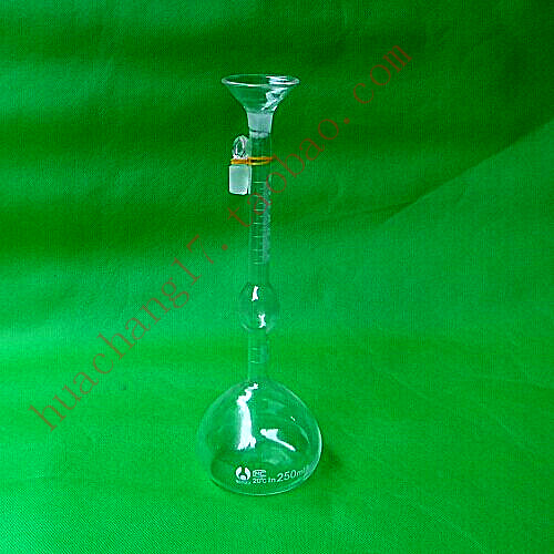 Li's specific gravity bottle 250ML cement specific gravity bottle solid specific gravity bottle laboratory glass instrument three packs