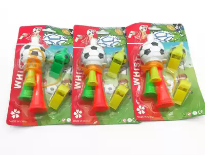 F1414 Football Horn Whistle 10 Horn Whistle Three-in-One Floor Stall Toys Yiwu 2 Yuan