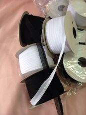 Подкладка ткани 端打子母纤条边端打拉袖笼袖笼纤带纤条1.2公分直斜条袖笼贴条