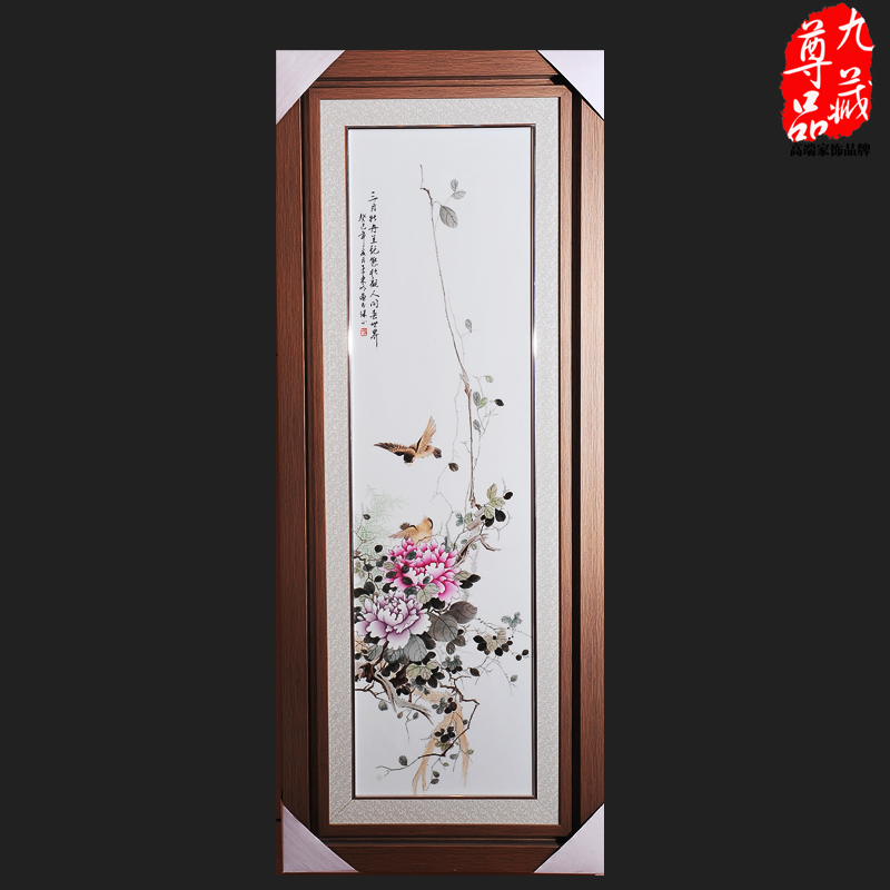Jingdezhen ceramics dong - Ming li hand - made charactizing a porcelain plate painting the sitting room adornment household crafts