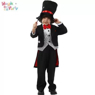 Halloween children's show costumes boys masquerade little magician costumes vampire Earl show costumes