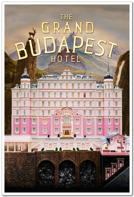 Budapest Grand Hotel Wes Anderson Film Poster Art Film Decoration Painting 4