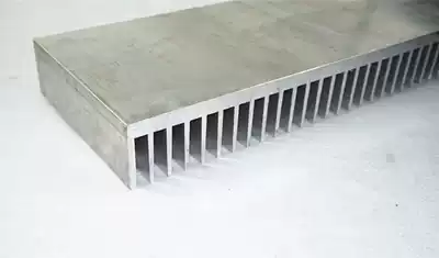 High-power aluminum extrusion material radiator width 400 height 50 length can be customized at will(100*400*50)