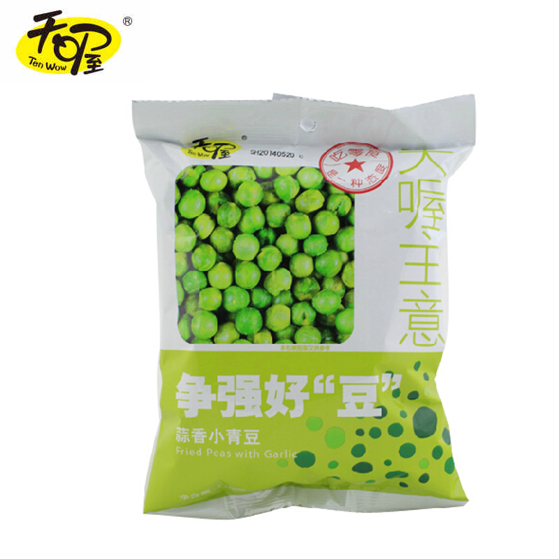 【天猫超市】天喔主意 天喔 蒜香小青豆110g 坚果炒货休闲零食