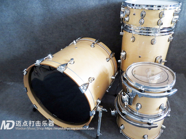 Mai point musical instrument custom paint full BIRCH drum set 5 drum FUSION1 type with hardware wood color