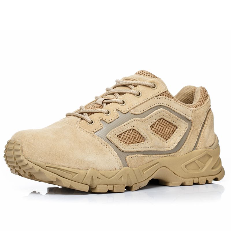 Off-code men and women special forces ultra-light combat boots Low-top desert boots Tactical boots Spring and summer outdoor hiking boots