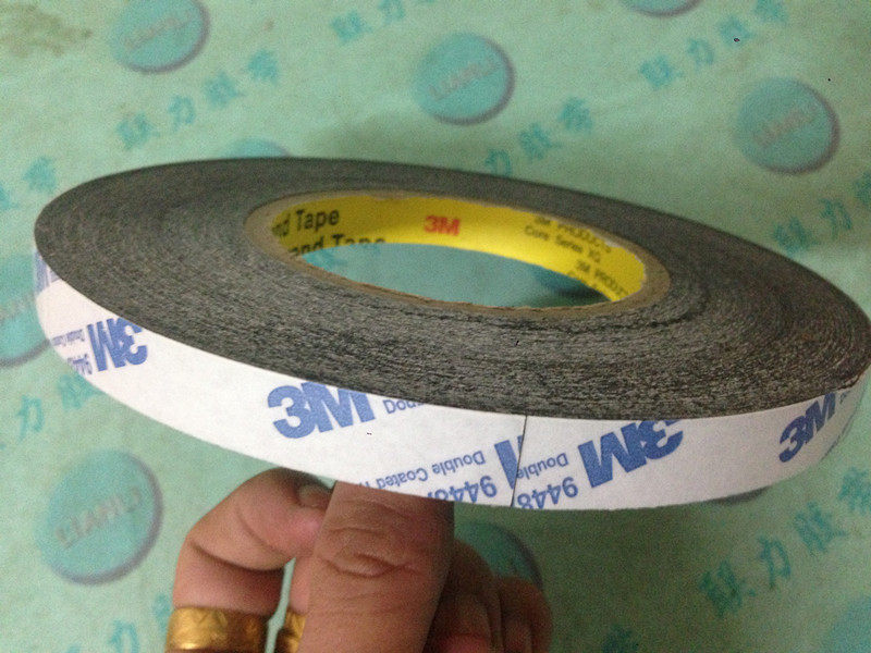 Original US imported 3M9448# black double-sided rubber 1 2CM*50M 3M black double-sided rubber
