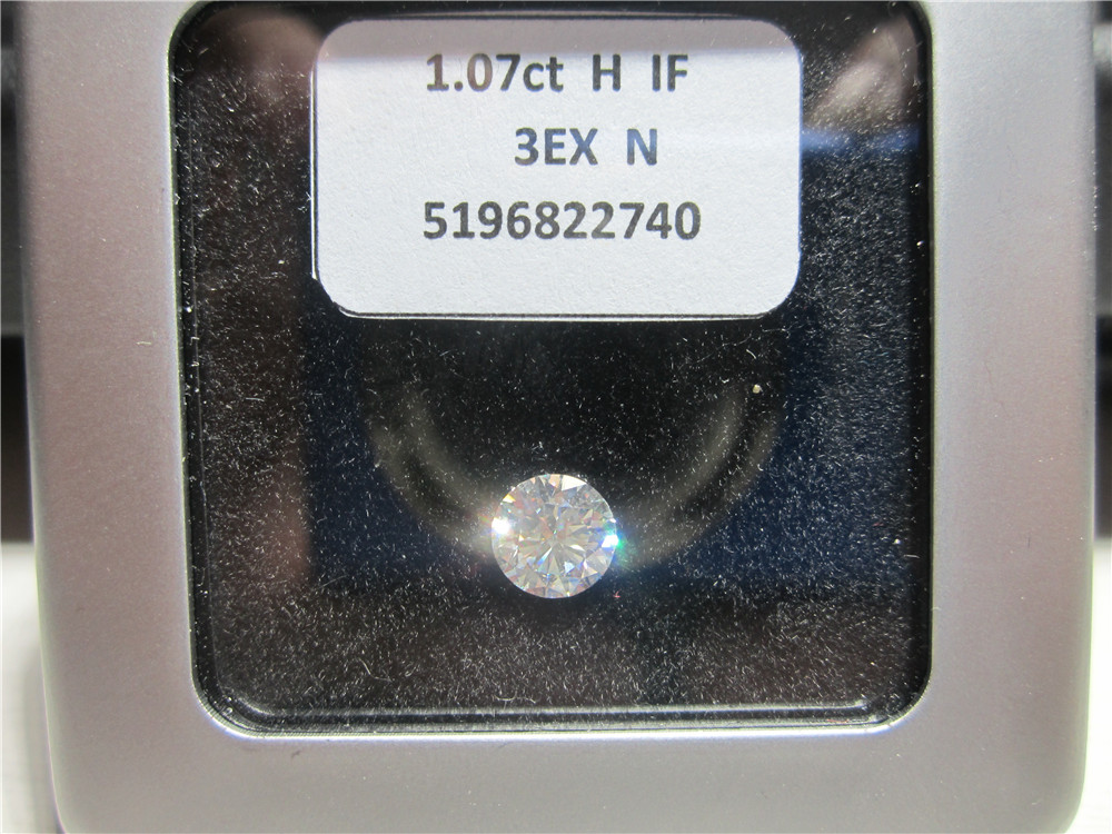 Zuo Ting You Li GIA Loose Diamond 1 07ct H IF 3EX N Diamond Tianjin Xiaoli