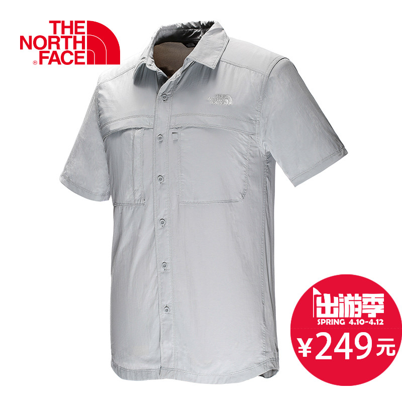 THE NORTH FACE/北面 男款速干短袖衬衫 CGC4