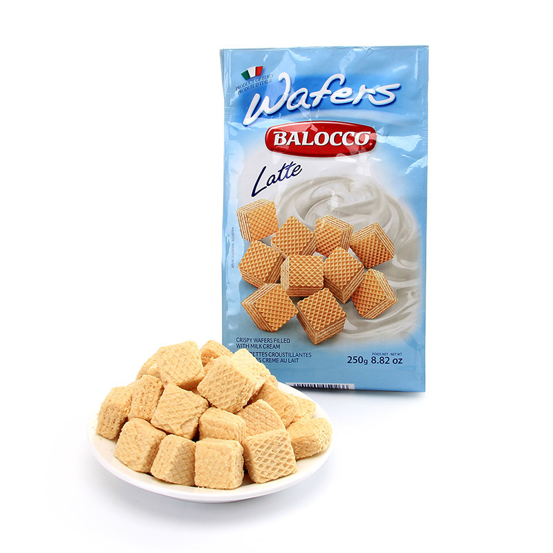 【天猫超市】意大利进口 Balocco 百乐可 威化饼　奶油味 250g