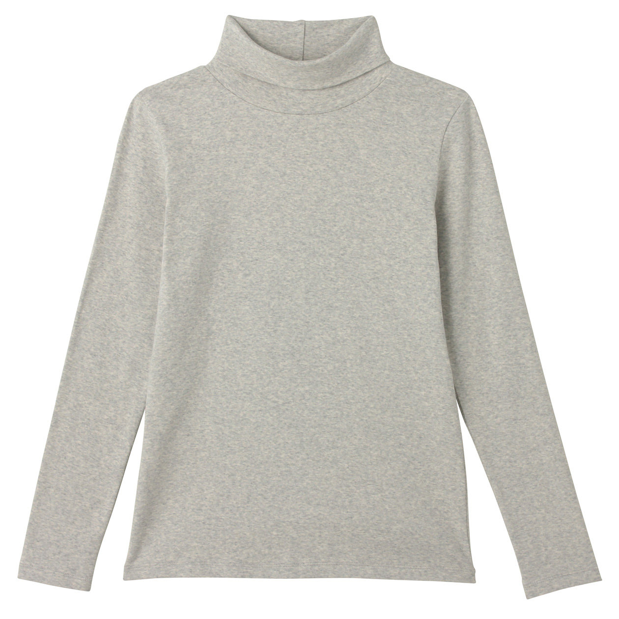 无印良品MUJI 女式 弹力棉布高领