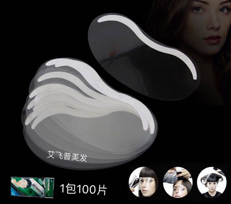 Arc Transparent Hairdressing Mask Cut Liuhai Paste Face Hair Salon Supplies Shampoo Cut Hair Dye Eye Cover
