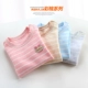 2 chiếc áo thun trẻ em cotton dài tay nam nữ quần áo dày cho bé mùa thu trẻ em cotton đáy áo sơ mi cổ tròn