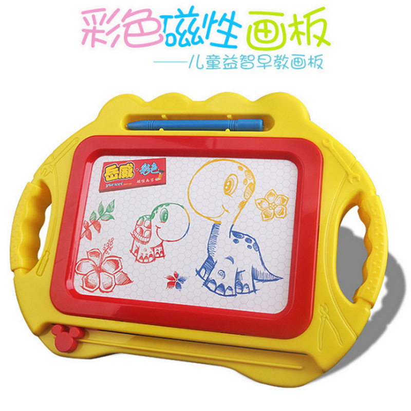 Yue Wei children's drawing board magnetic writing board baby baby 1-3 year old baby color large graffiti board