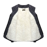 Демисезонный шерстяной утепленный жилет, для среднего возраста