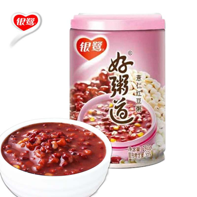 【天猫超市】银鹭好粥道薏仁红豆粥 280g 八宝粥 休闲零食