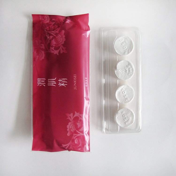 Kose/高丝润肌精纸膜4粒/包 压缩面膜纸 省水配合花水化妆水等