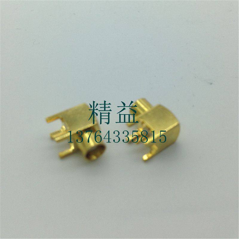 High-quality RF connector MCX-KWE MCX female head bend four-corner seat welding PCB board bend female seat inner hole