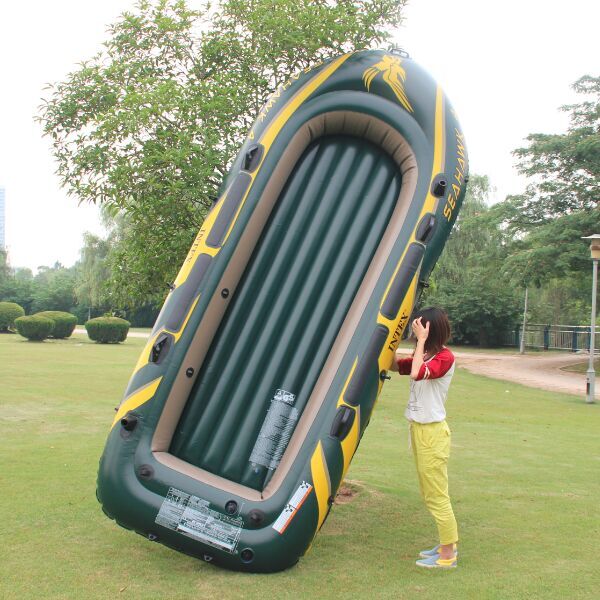 Thickened 4 people 6 people rubber boat rubber boat kayak assault boat folding fishing boat 6 people 4 people boat